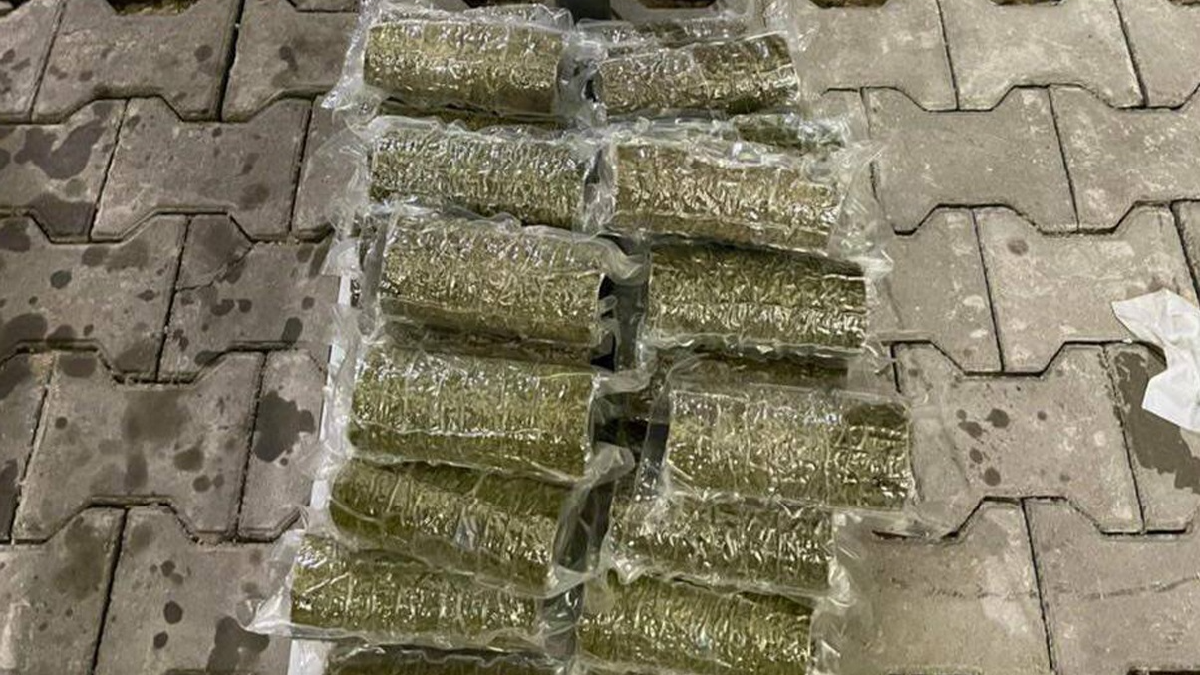 На адмінмежі з Кримом затримали наркоторговця з 20 кг канабісу вартістю майже 6 мільйонів гривень | ОНОВЛЕНО