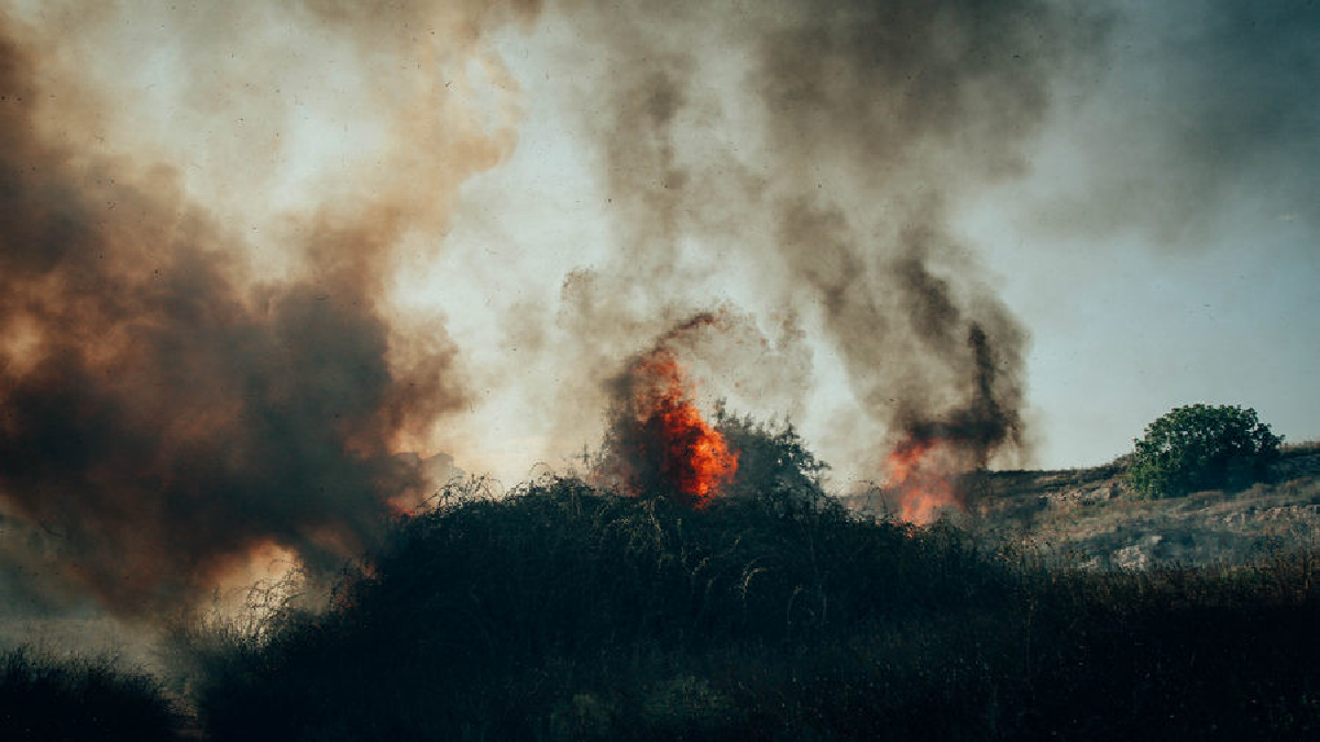 Крупні пожежі охопили окупований Севастополь