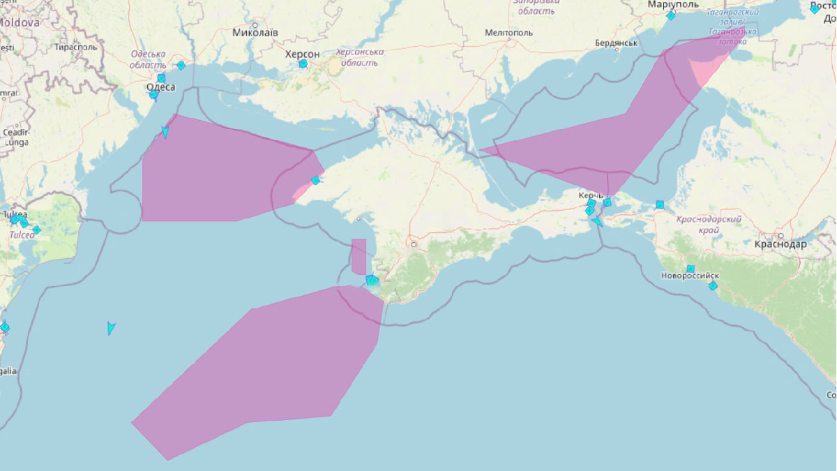 ВМС відреагували на блокування РФ Чорного й Азовського морів
