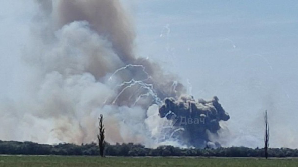 Окупанти повідомляють про 13 постраждалих і одного загиблого внаслідок вибухів на аеродромі в Криму