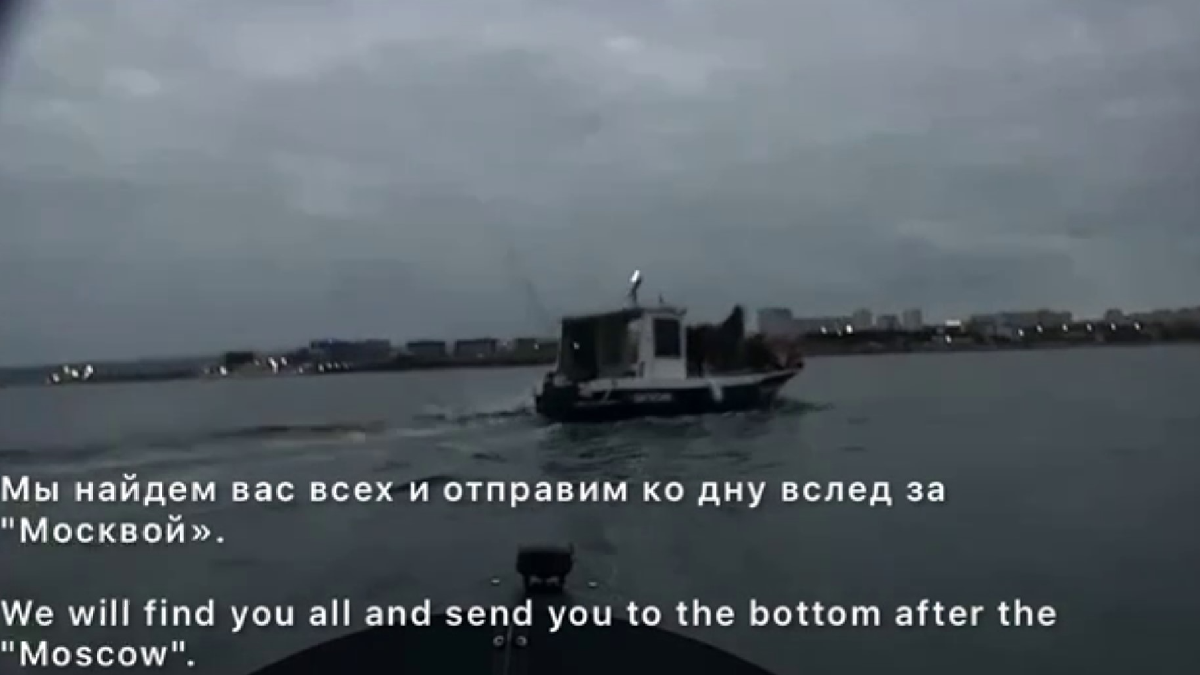 Хакери включили на провідних проросійських телеканалах Криму відео атак БПЛА на кораблі ЧФ РФ