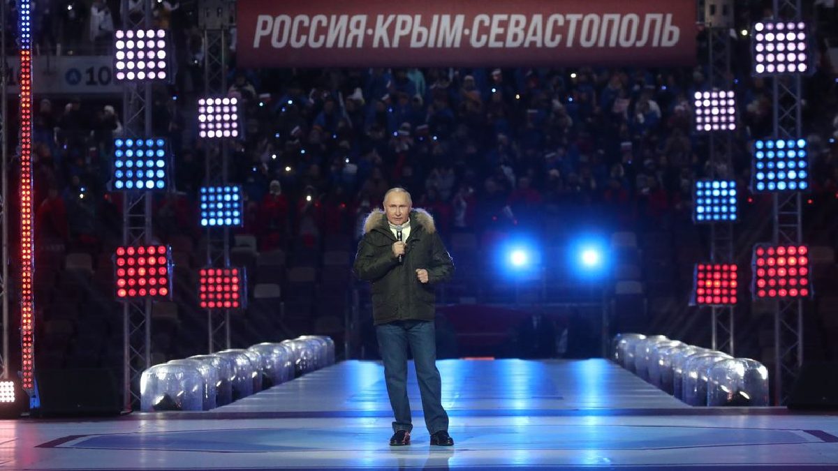 Путін скасував концерт-мітинг у “Лужниках” до річниці окупації Криму