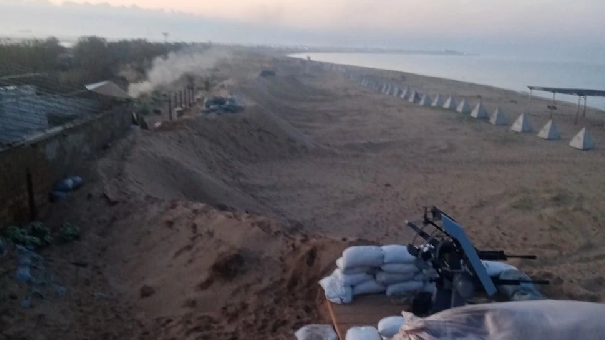 Кримські партизани спостерігають за ходом будівництва ліній оборони на багатьох ділянках півострова
